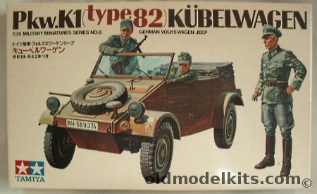 Tamiya 1/35 Pkw.K1 Type 82 Kubelwagen - Volkswagen Jeep, MM106 plastic model kit